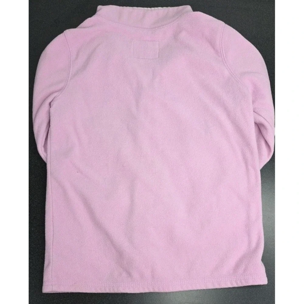 2pc OshKosh B'gosh Girls Purple Pink Fleece Zip Hoodie Jacket Pockets 6/6x‎